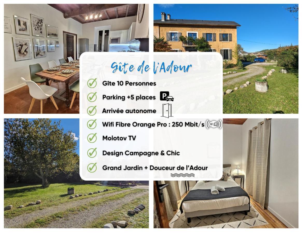 Gite De L'Adour, Renove & Chic, Parking Gerde Dış mekan fotoğraf